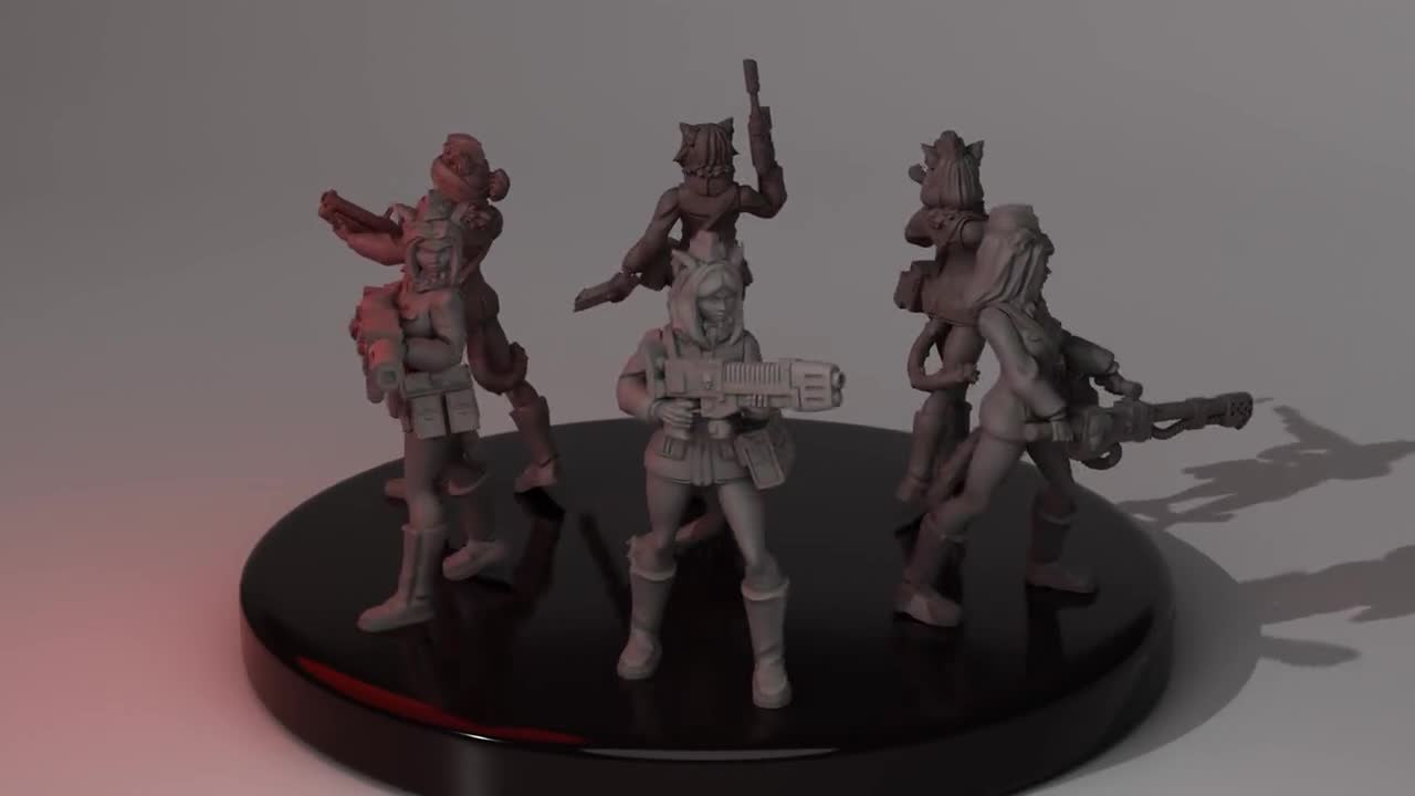 Cat Girl Infantry — Resin Munitorum