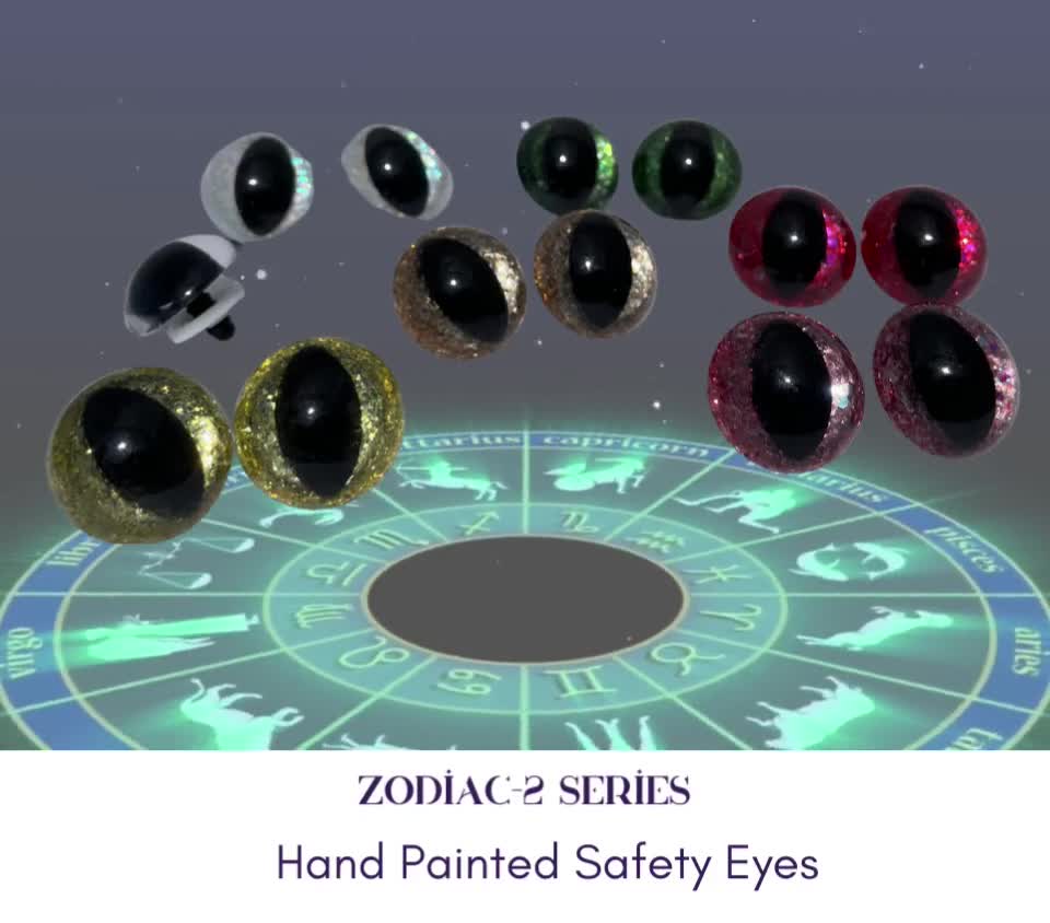 Safety Eyes Zodiac 6 Pair Set