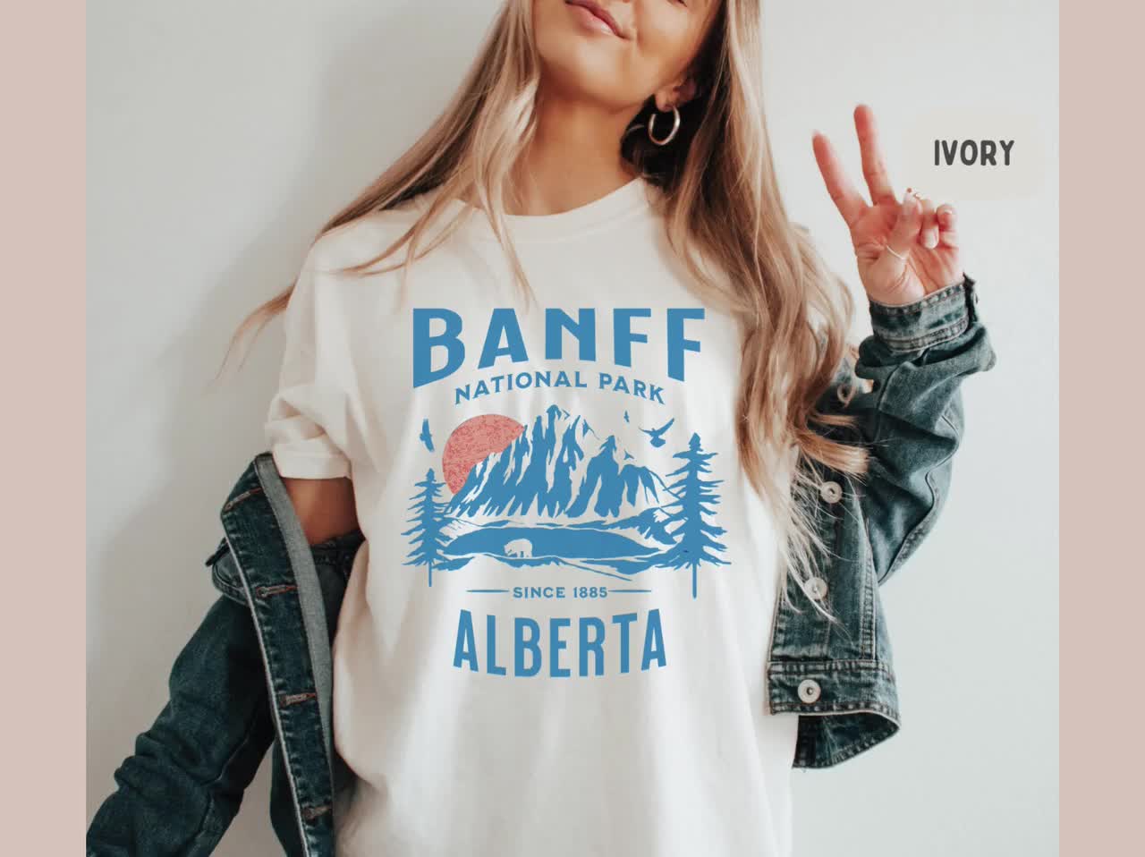Vintage Banff National Park Shirt, Banff Tshirt, Banff Comfort