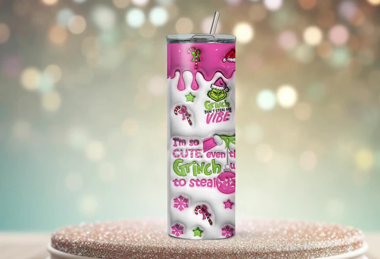 Grinch Wrap For Straight Tumbler-310