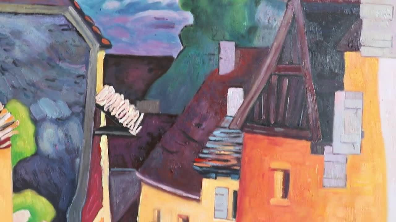 ロカマドゥールの風景 - フェリックス・ヴァロットンによる手描きの