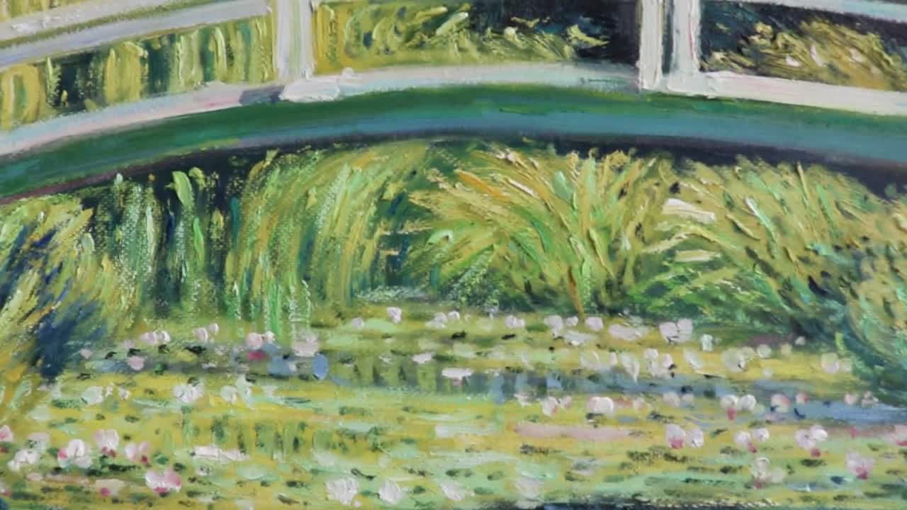The White Water Lilies - Claude Monet Hand-painted Oil Painting