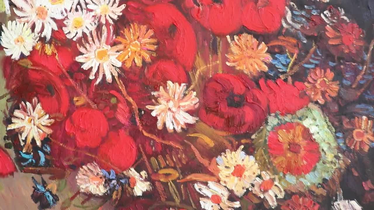 Paul H. Morgan 花瓶の花 油彩画 Paul H. Morgan 花瓶の花 油彩画 Paul H. Morgan 花瓶の花 油彩画 -