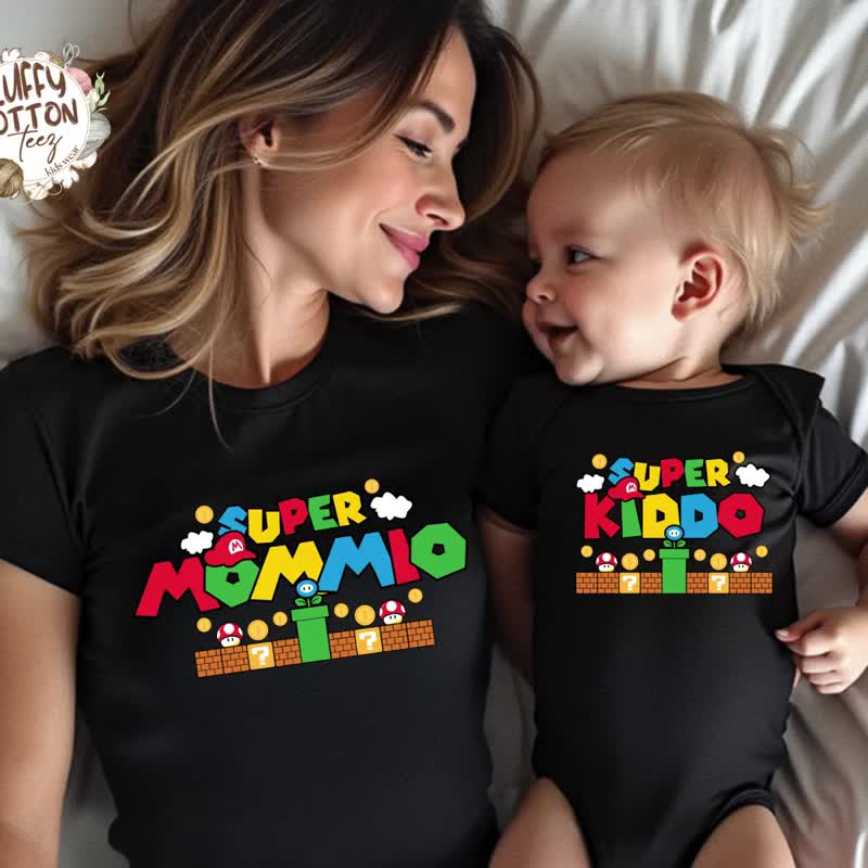 Personalized Super Daddio Mammio Kiddio Shirt - Disneyland Mario Galaxy Movie Tee - Disney Family Matching Shirt video poster