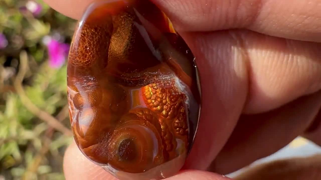 FIRE AGATE - Mexican Fire Agate Copper Fire Rare Fire Agate Loose