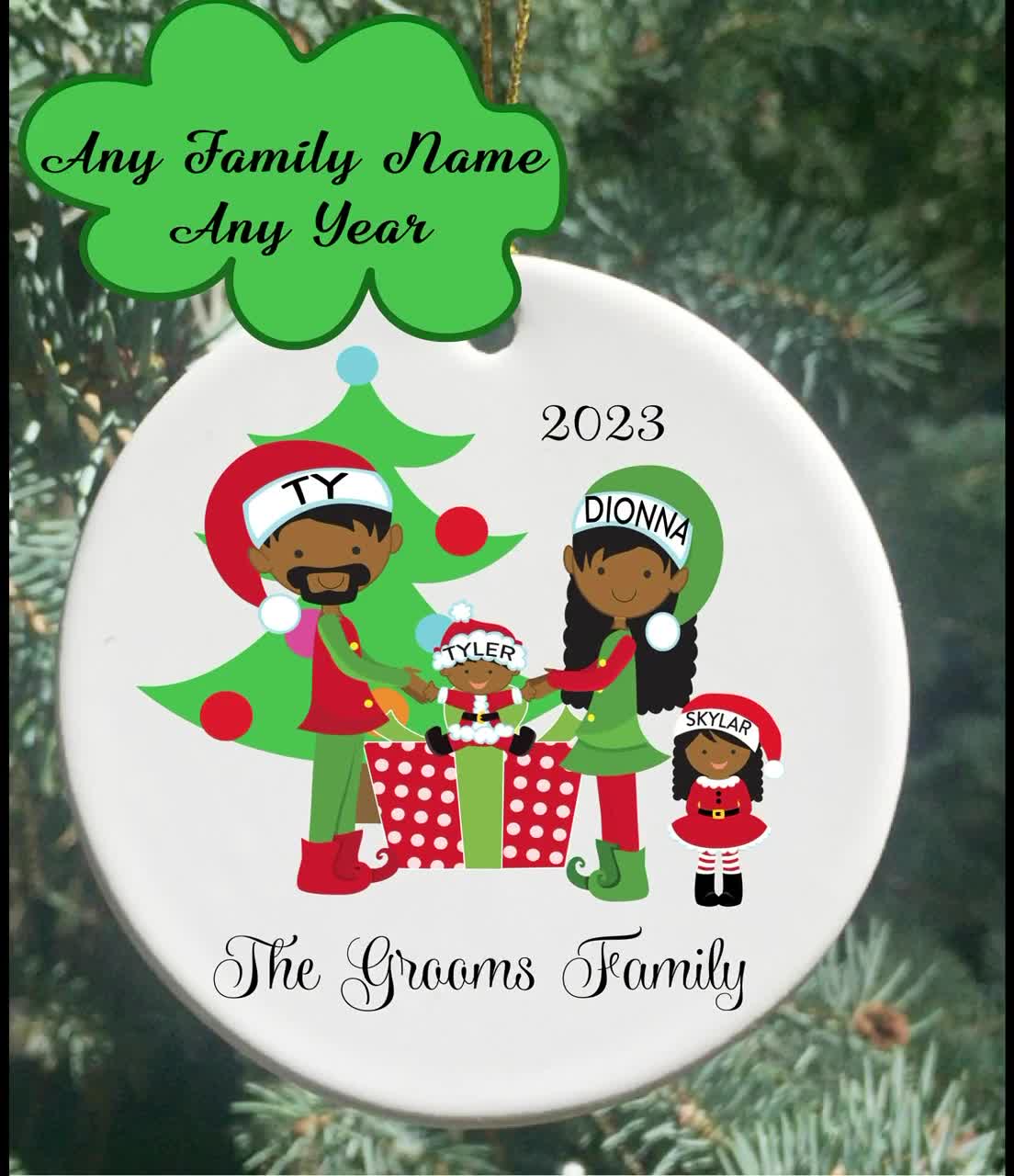 Personalized Christmas Ornaments We're Expecting! Pregnancy Ornament with  Dog, Family Ornament, Family Christmas Ornament with Dog