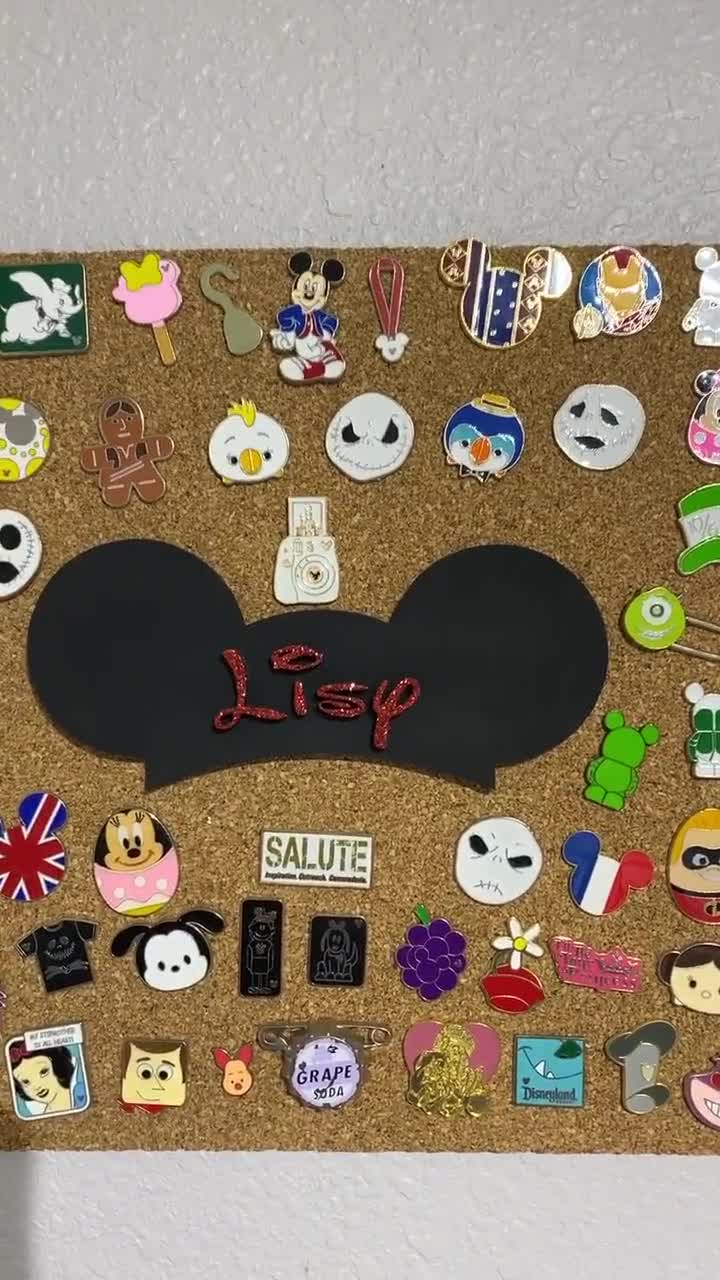 Make this Easy DIY Disney Pin Trading Display Board • The Simple Parent