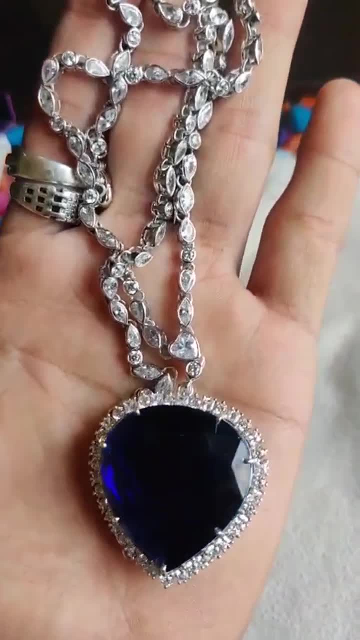 Collana con Croce e Smeraldi Sintetici in Argento Donna Mabina - AB PREZIOSI BALZANO