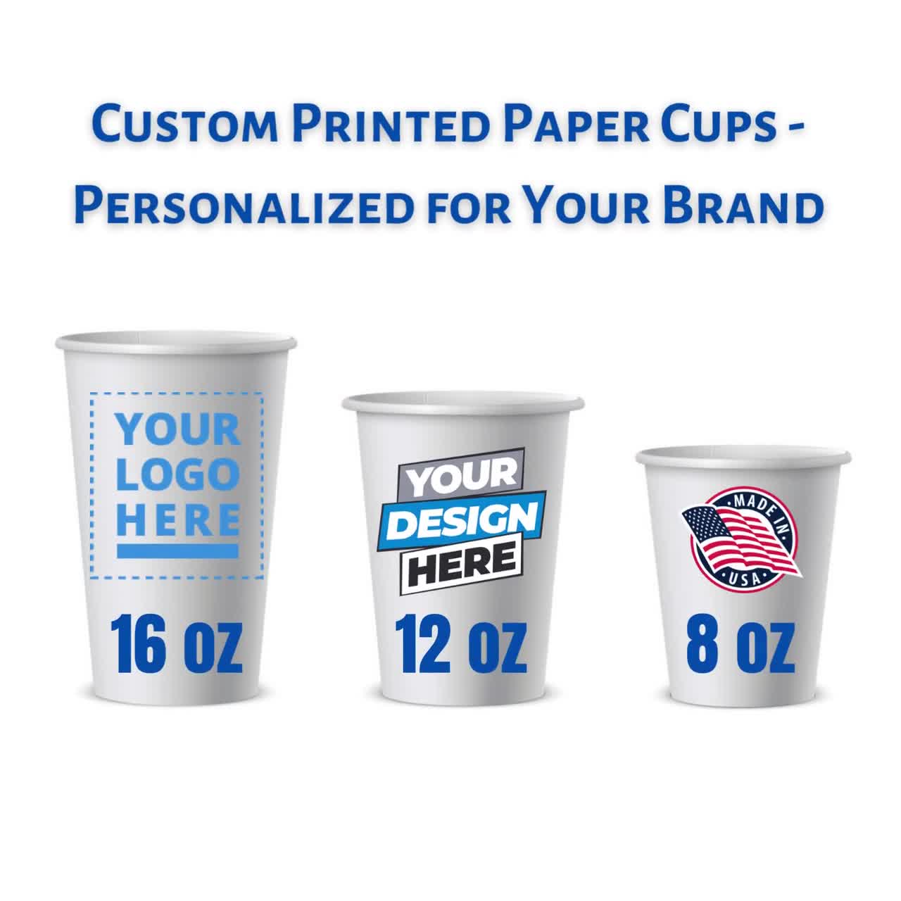 Disposable Paper & Plastic Cups  Drinkware - Custom Branded Products - RP  & Associates