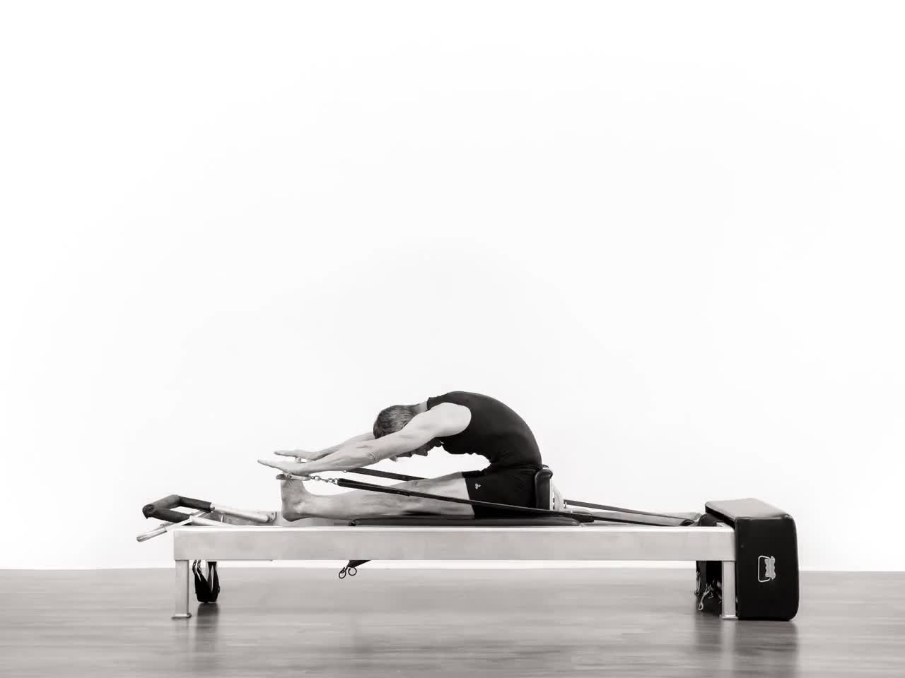 Classical Pilates Centre Reformer Advanced Exercises by Kirk James Smith A1  Matt Laminated Poster 59.4 X 84.1 Cm / 23.4 X 33.1 