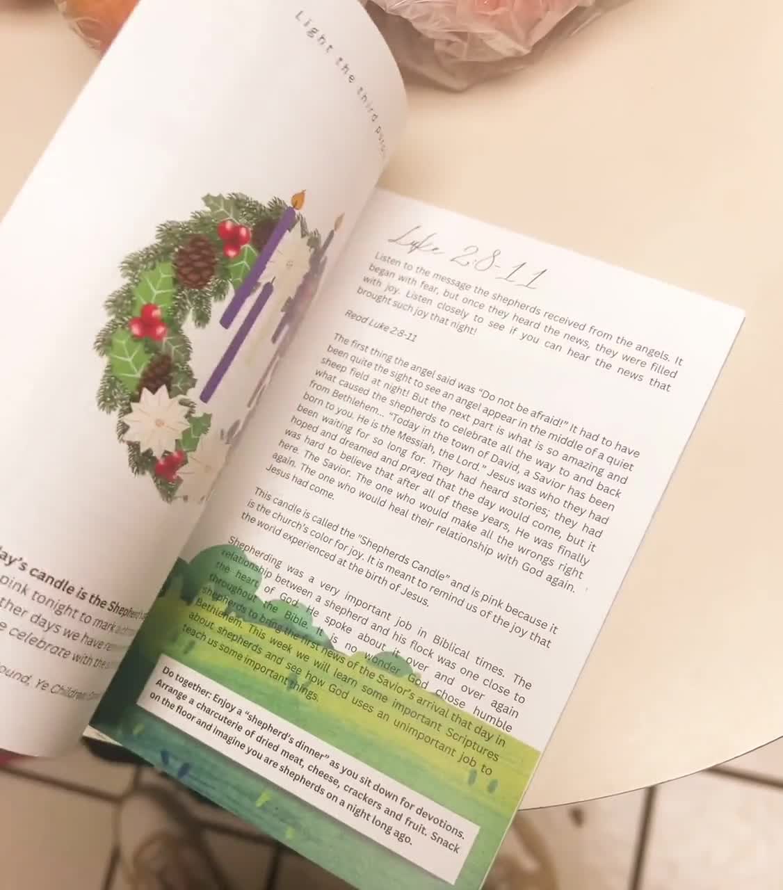 Gather's Advent words coloring book devotional - $7 - Gather