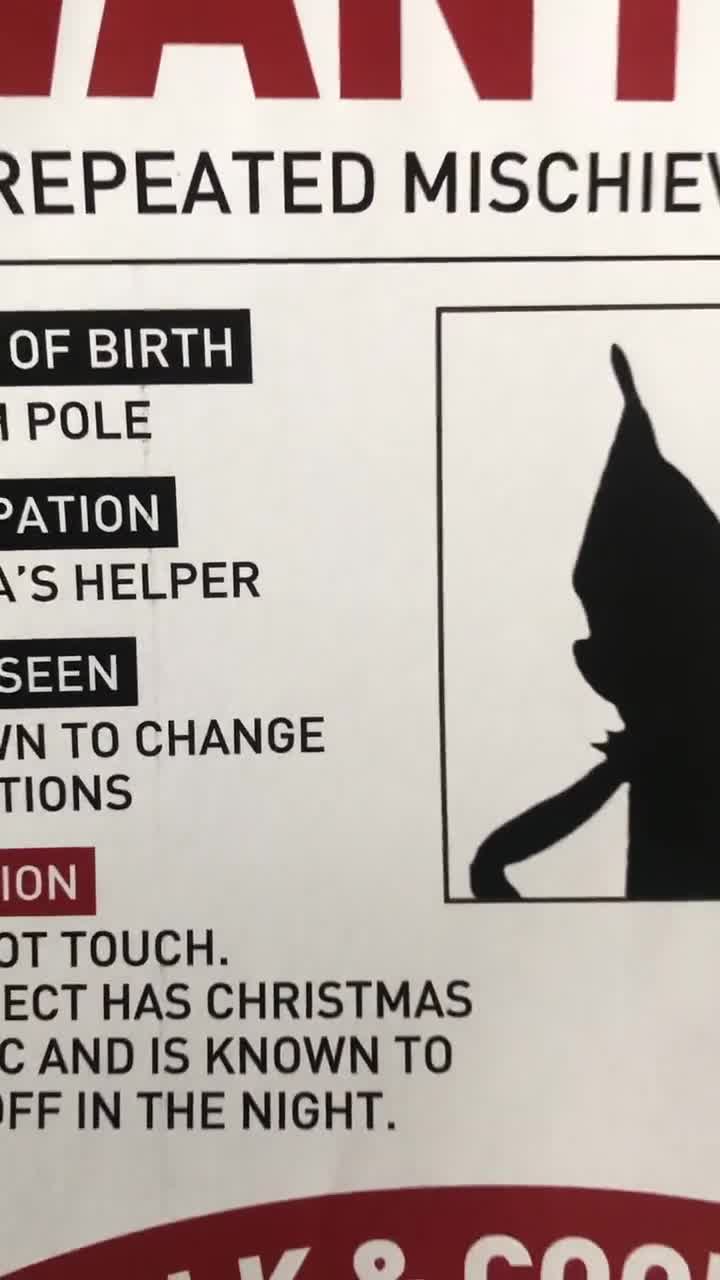 advent elf wanted poster cheeky elf missing yryweb wanted christmas elf reward sign | missing mugshot poster (digital download)