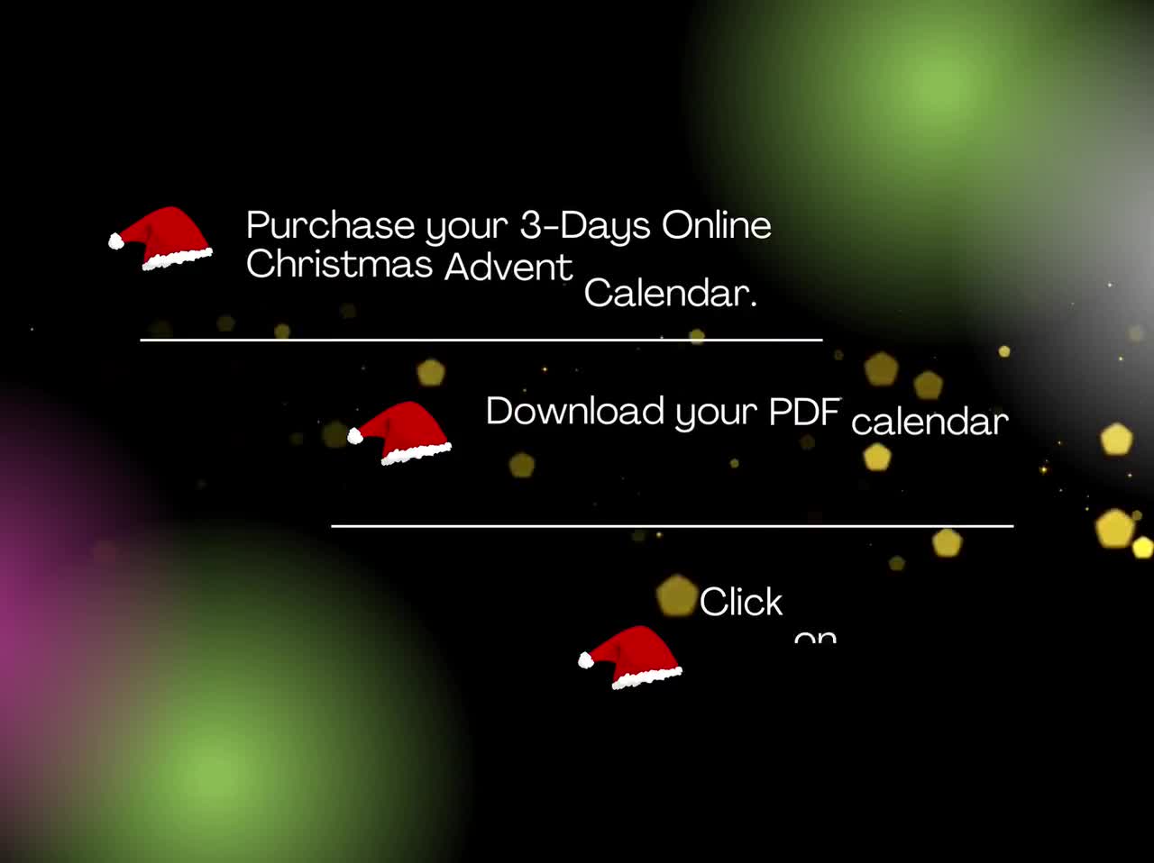 Online Advent Calendar