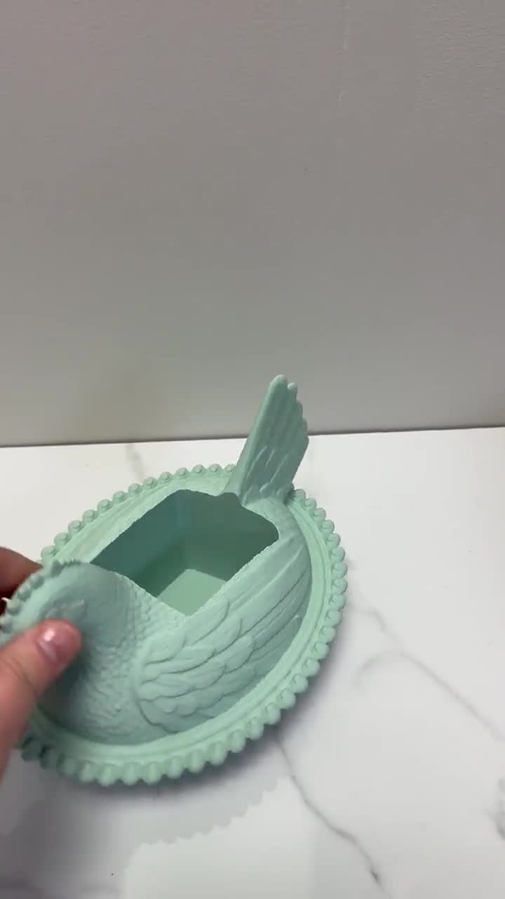 Tvålhållare för handtvål av höna, skummande handtvålsställ för lantlig stil, badrums- eller köksdekor för kyckling, 3D-utskriven video poster