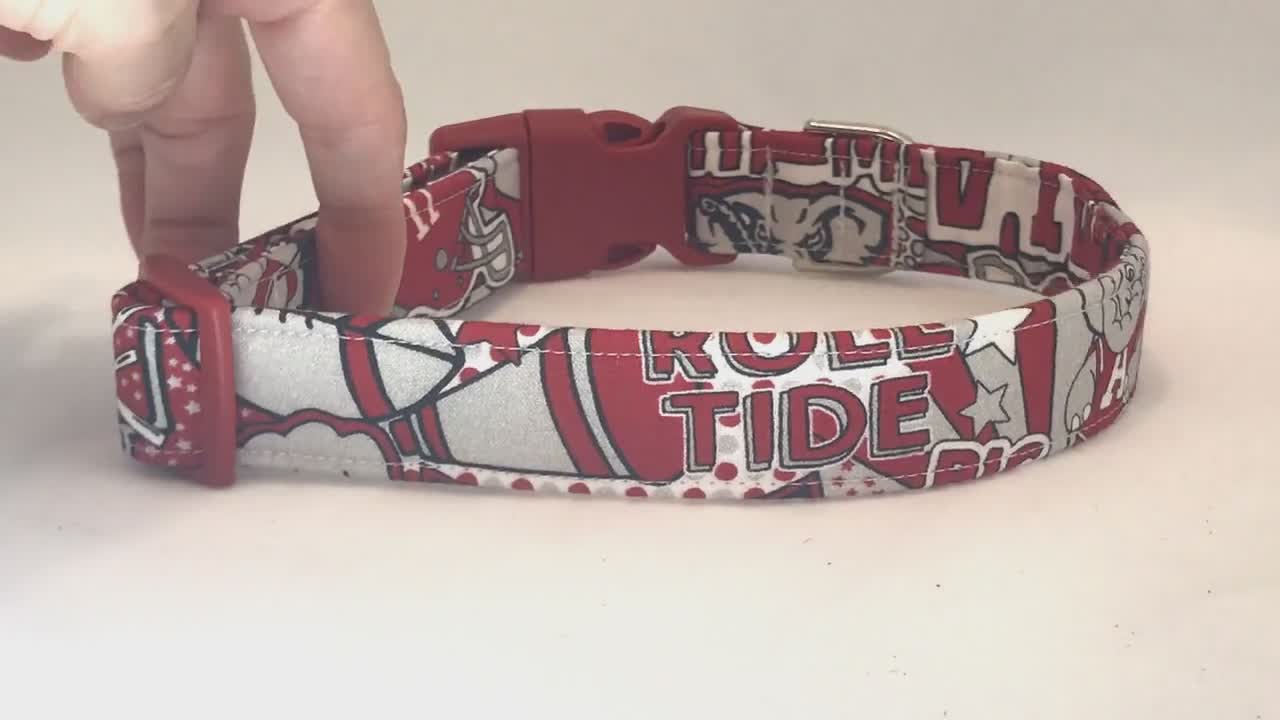 Alabama Football Dog Collar for Boy, Girl - College Sports Fan