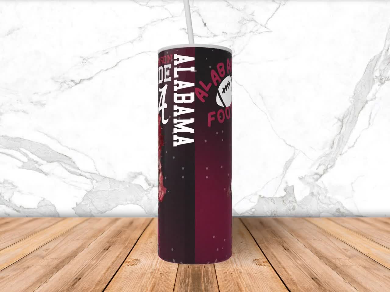 Digital Alabama Crimson Tide 20 oz Tumbler Wrap — TAW Sublimation