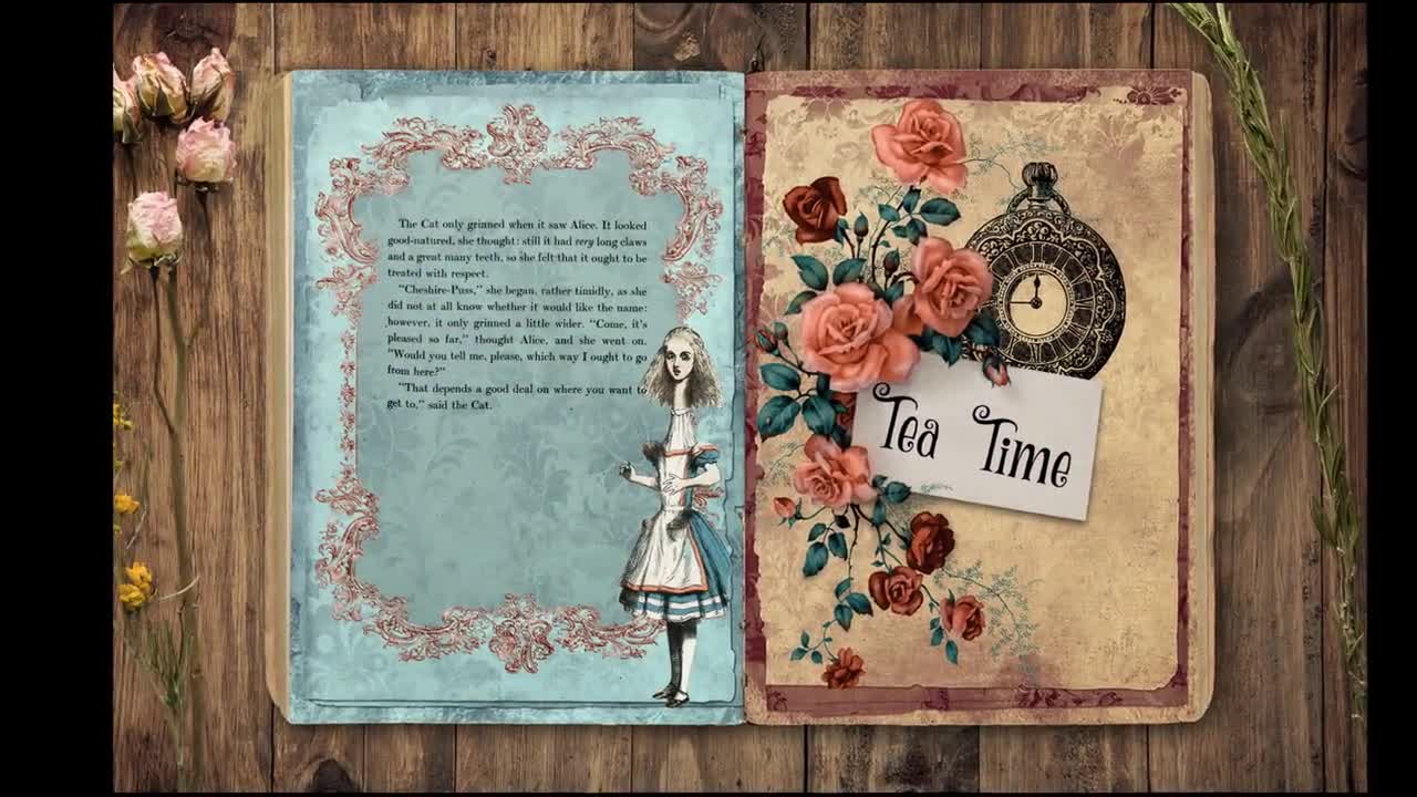 Alice in Wonderland Decorations, Alice in Wonderland Invitation