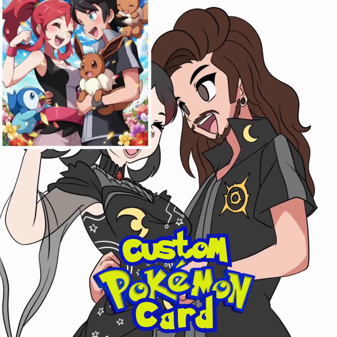 カスタムポケモンカード/パーソナライズTCGポケモンギフト/デジタル