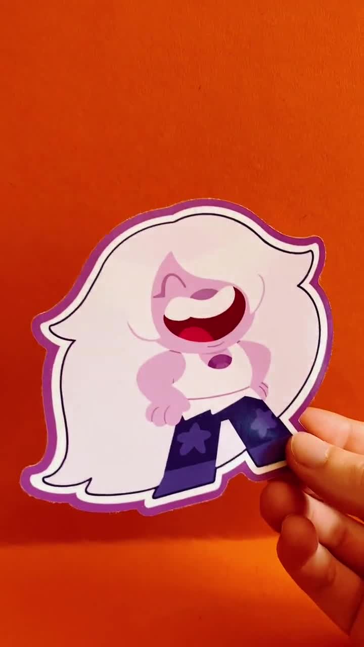 Steven Universe Amethyst Sticker | Crystal Gems | Cartoon Network | Garnet  | Amethyst | Pearl | Lapis Lazuli | Peridot | Gift | Birthday