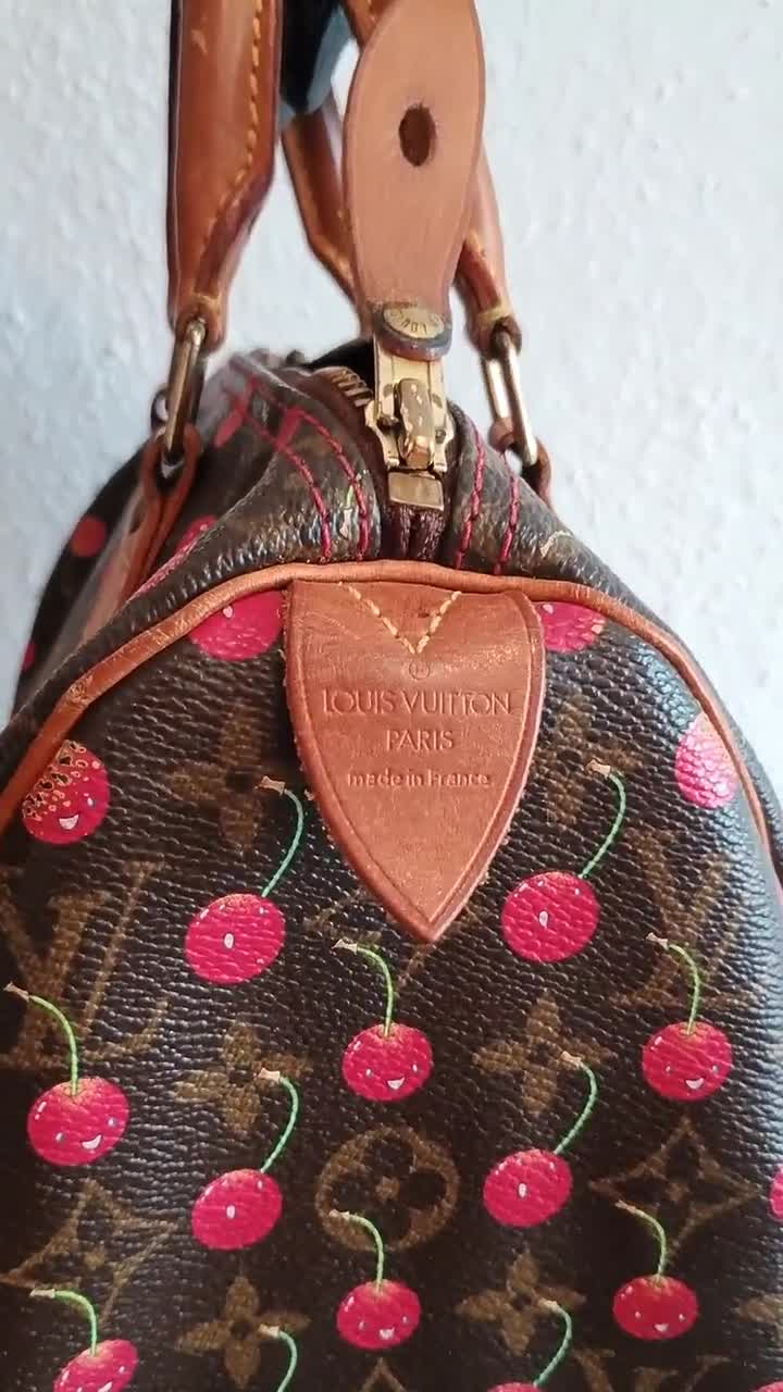 Authentic Louis Vuitton Takashi Murakami Monogram Cerises Cherry
