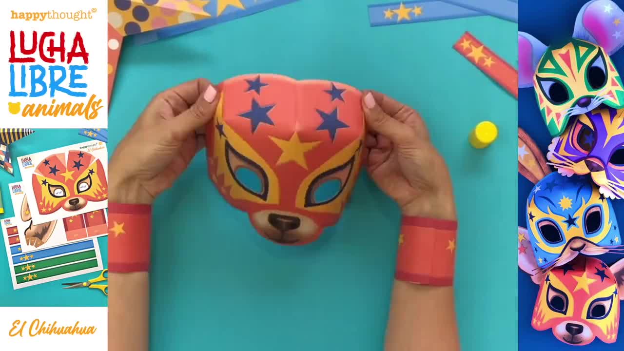 Máscara 3D para Armar - Tigre – Juguetería Zig Zag