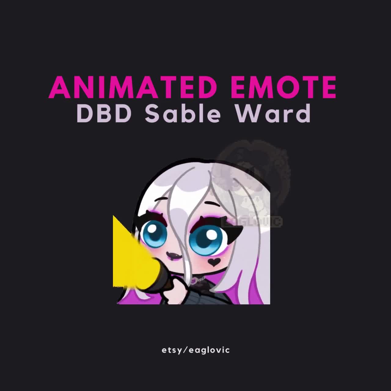 ANIMATED Sable Ward Emote | Sable Ward Flashlight Emote, Dead By Daylight  Emote Twitch, Discord Emote, Dead By Daylight Killer Survivor