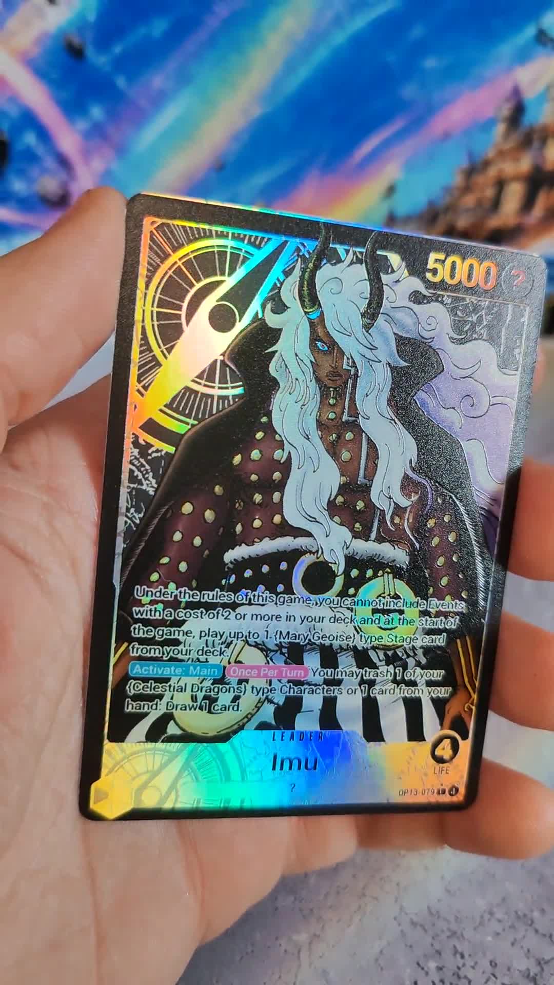 Imu Leader OP13, One Piece TCG Proxy Cards, Imu Face Revealed