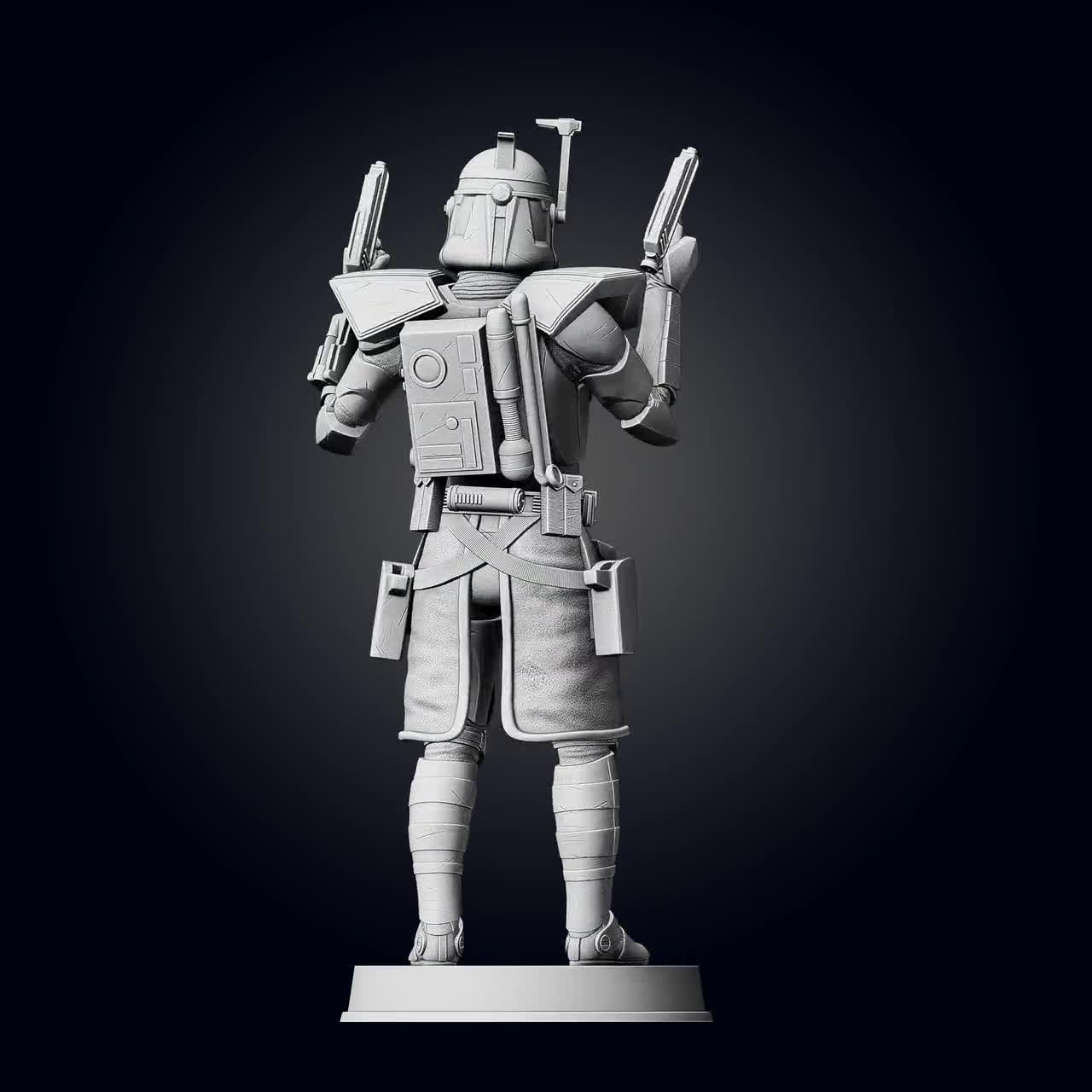 ARC Trooper Bust - 3D Print Files – Galactic Armory