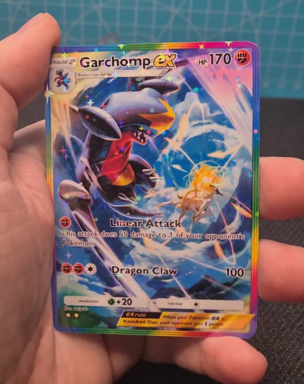 s*e様 ガブリアス ポケモンカード ガブリアス EX A2a 93 / 勝利の光 / ポケモン TCG 品質カスタムカード