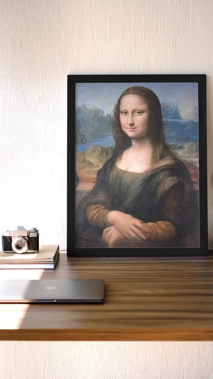 Mona Lisa print by Leonardo da Vinci