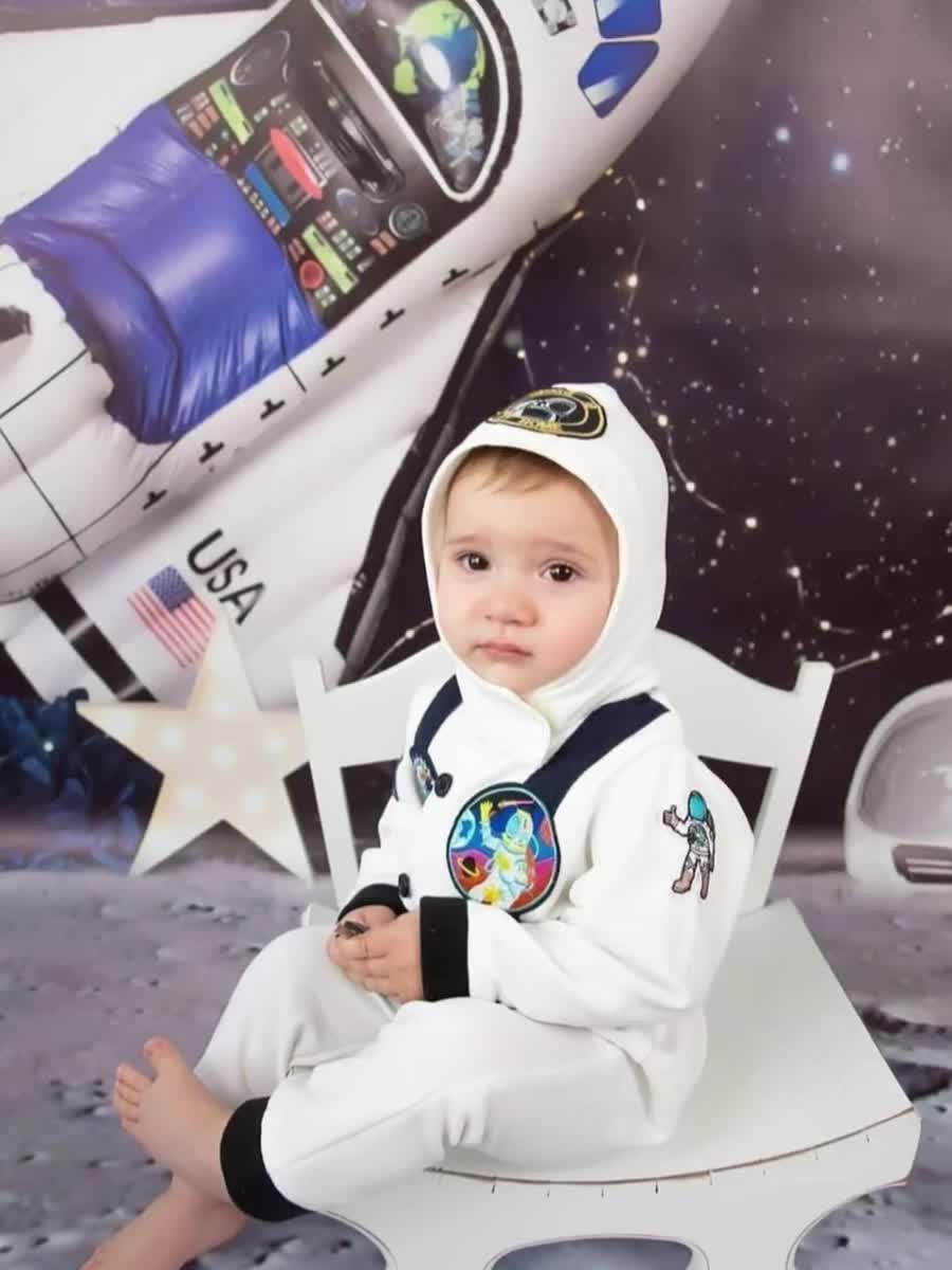 Pelele de piloto para bebé, disfraz de astronauta recién nacido