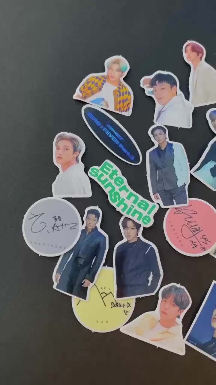 ATEEZ STICKERS, 92 Assorted Ateez Stickers, Ateez Fever Stickers