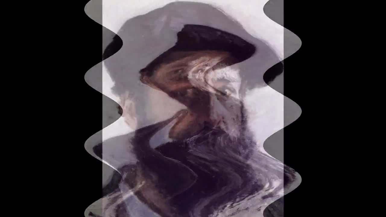 クロード・モネの自画像プリント：ヴィンテージ・フランス印象派