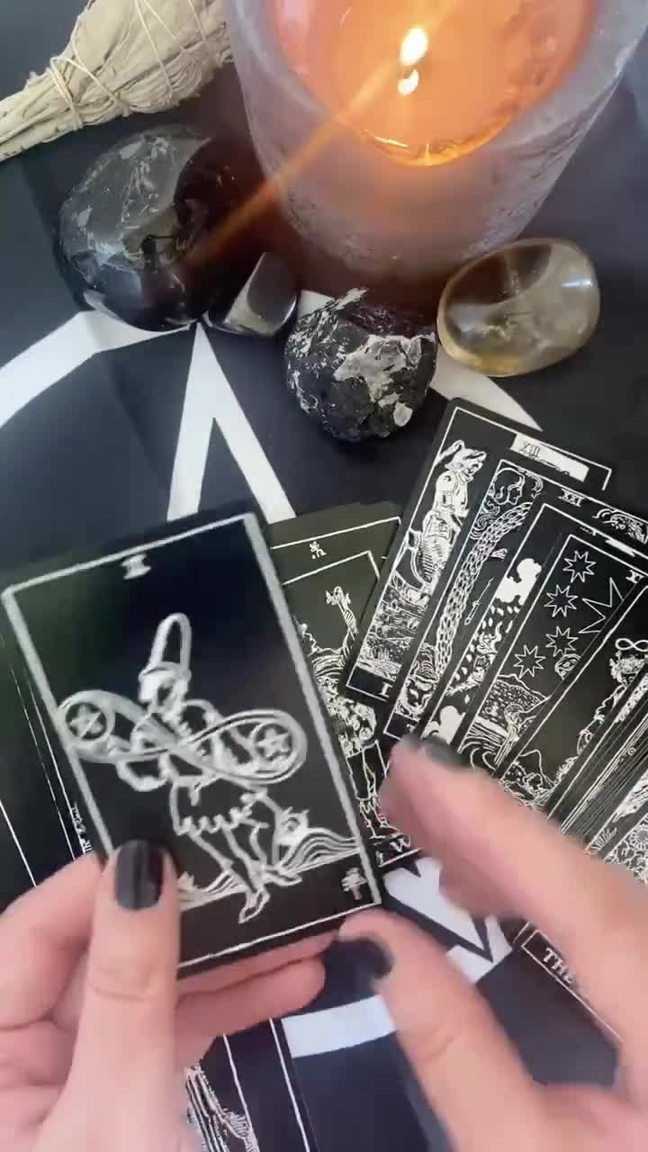 Black Original Tarot – Waite-smith Classic - Limited Black & White