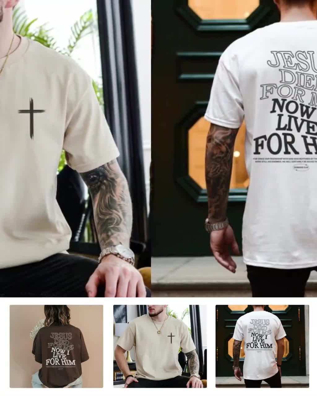 Christian Shirt Christian Streetwear Christian Apparel Bible Verse Shirt  Christian Clothing Jesus Shirt Aesthetic Clothing Trendy Clothing 