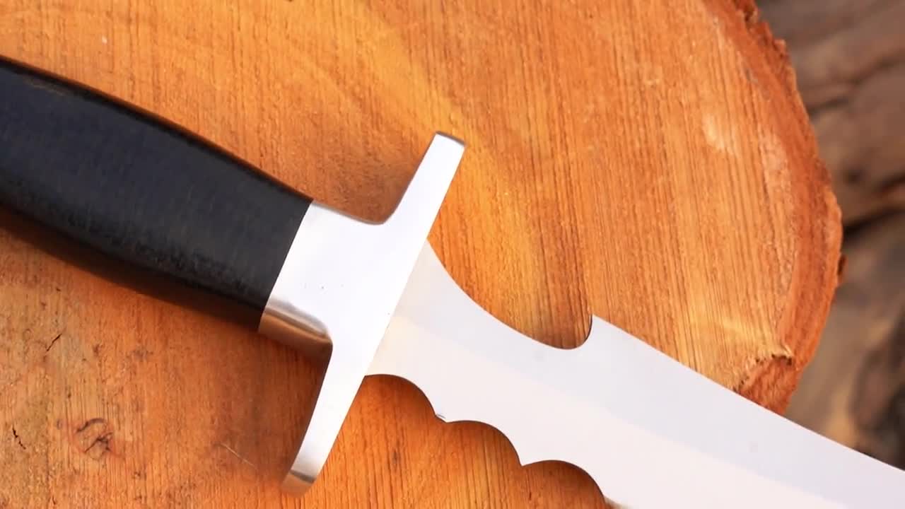 Red Hood Knife and Commando Blade Set: Stainless Steel Blade, Movie Cosplay Prop video poster