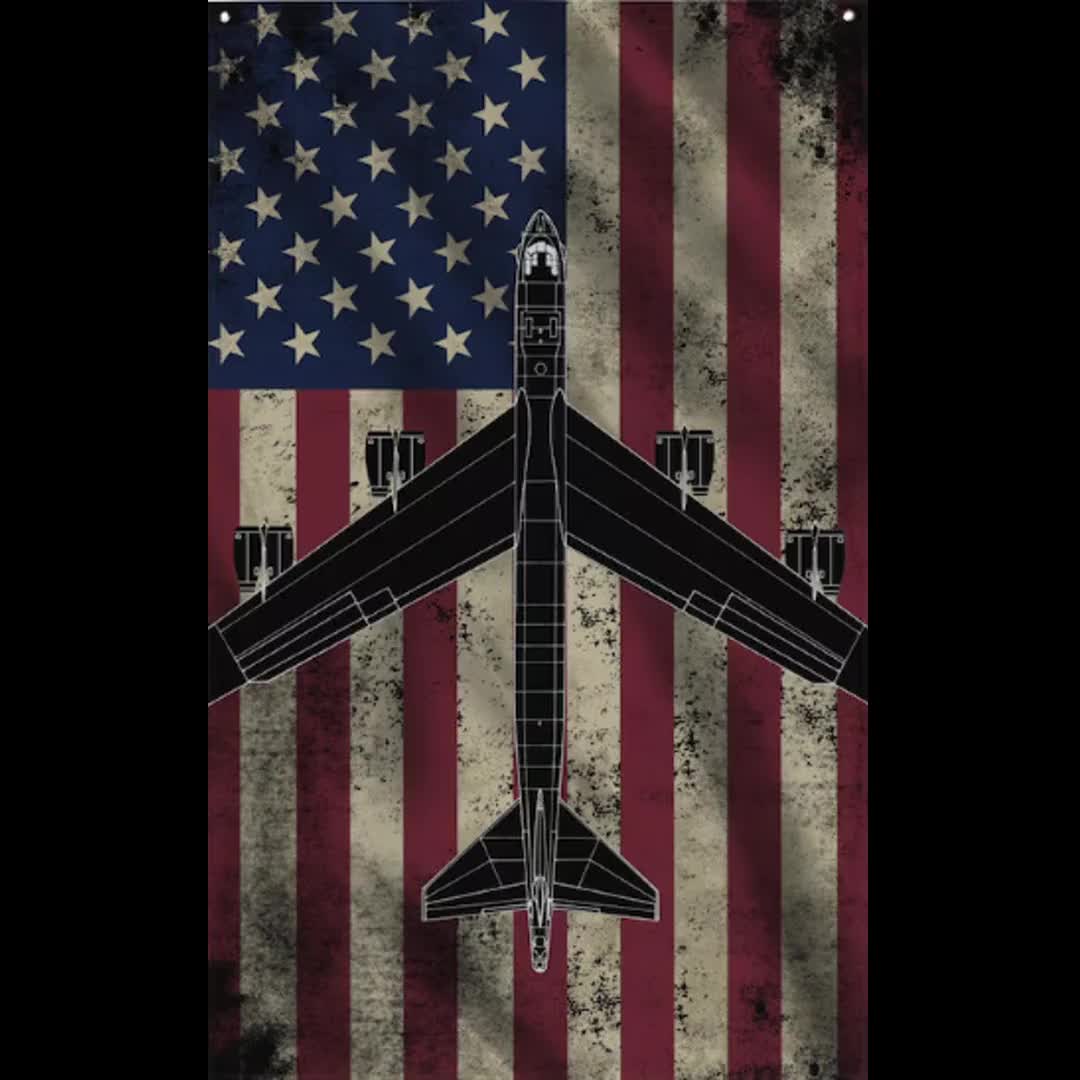 B-52J Stratofortress Flag video poster