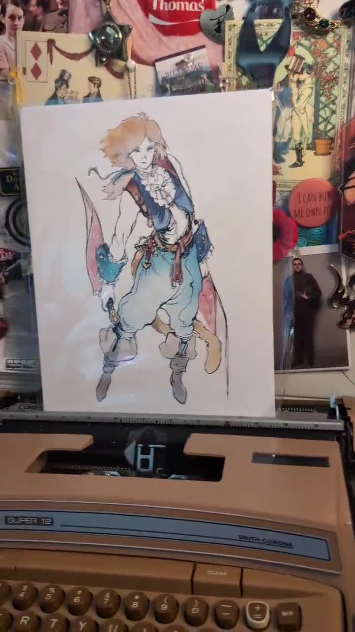 Zidane Tribal 8x11 [final Fantasy IX] - Etsy
