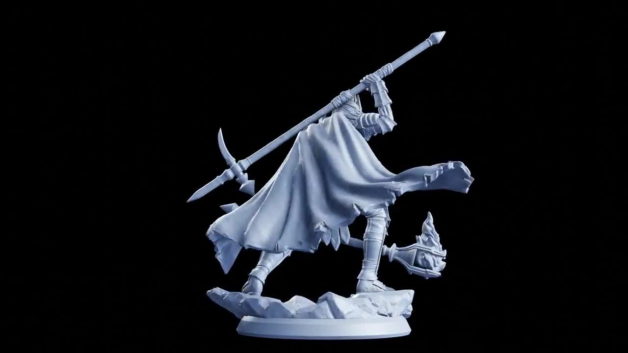 Undead Death Knight Shadow Overlord 28mm 32mm 75mm Scale D&D RPG