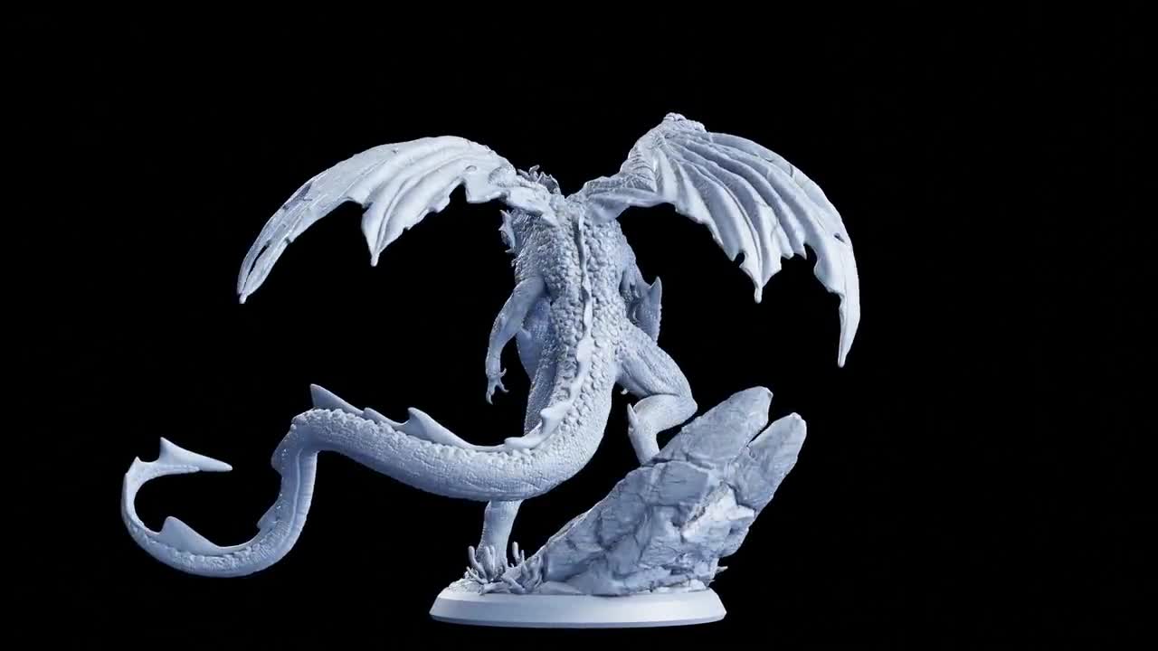 Sea Dragon - The Eternal Storm (sculpted by Flesh of Gods miniatures)