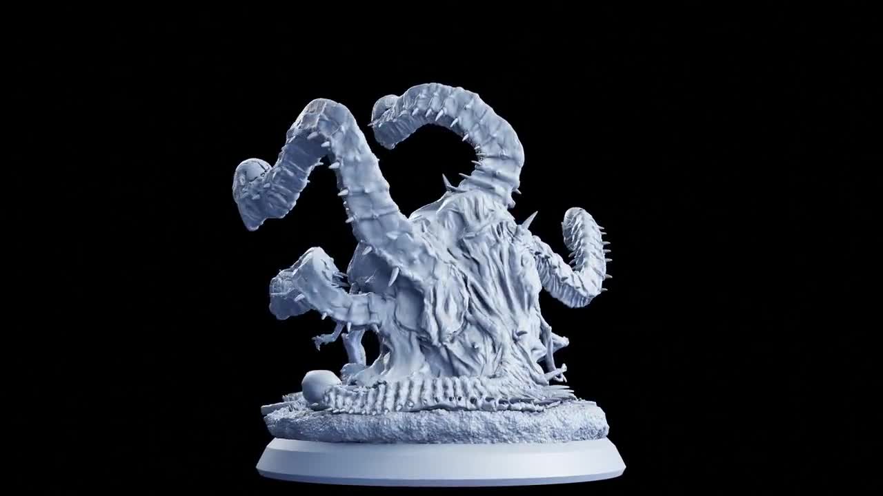 False Hydra, Boss for DND or Pathfinder - 8K Resin Based Miniature - The  Gates of Despair - Flesh of Gods