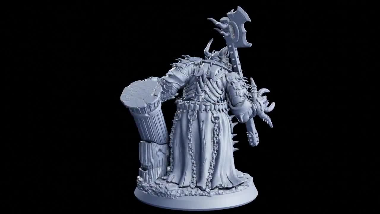 D&D アークデビル with War Axe | RPGモデル |アークデビルディスポラ