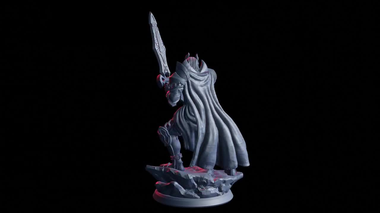 MAN THE KING OF THE NIGHT CAIN スタチュー Cain, Oath of the Demon Knight 2x / the City of Demons / Flesh of