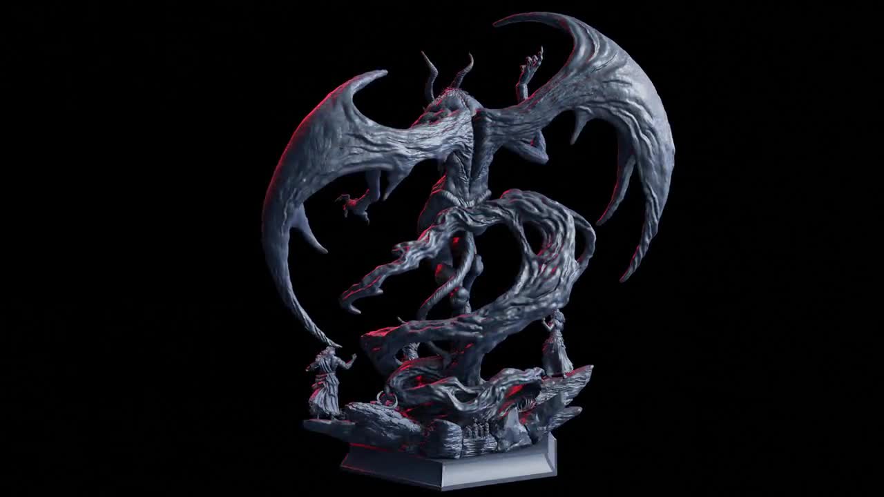 Azroth - 3 Different Stages | 125mm Gargantuan Demon Miniature