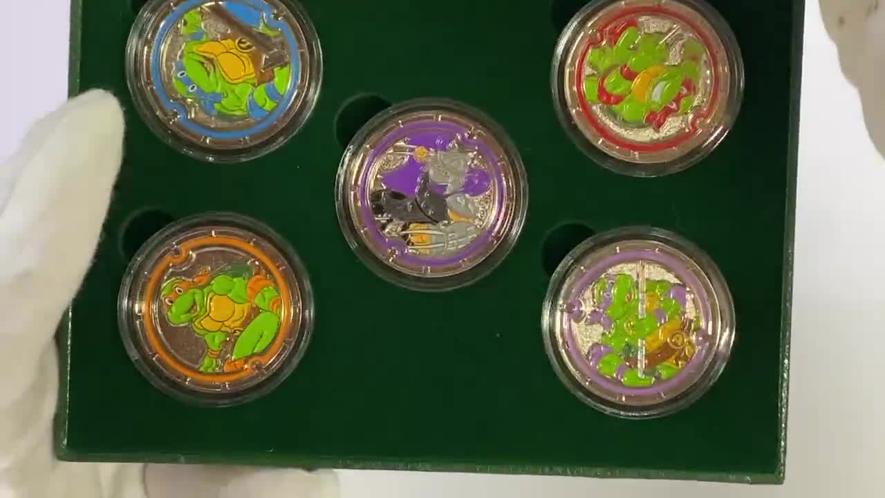 TMNT Teenage Mutant Ninja Turtles LIMITED EDITION Coin Set #003 - Etsy