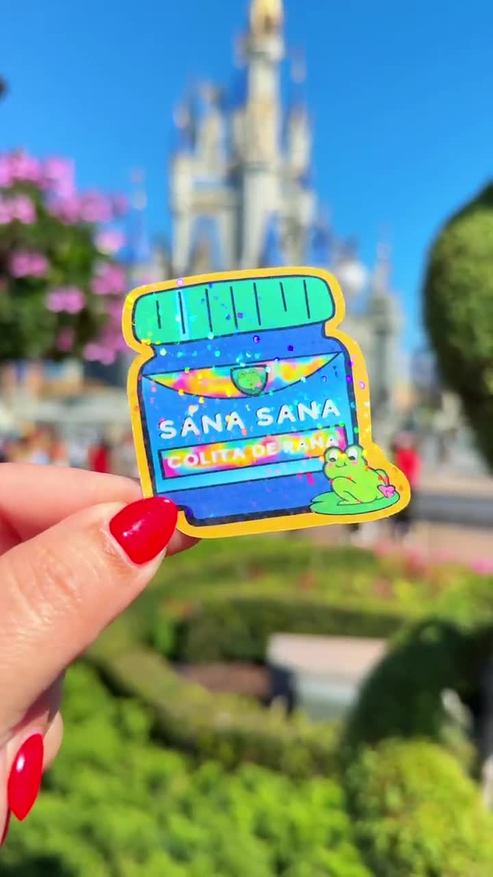 Sana Sana Colita De Rana Sticker - Vaparu Rub - Hispanic - Abuela