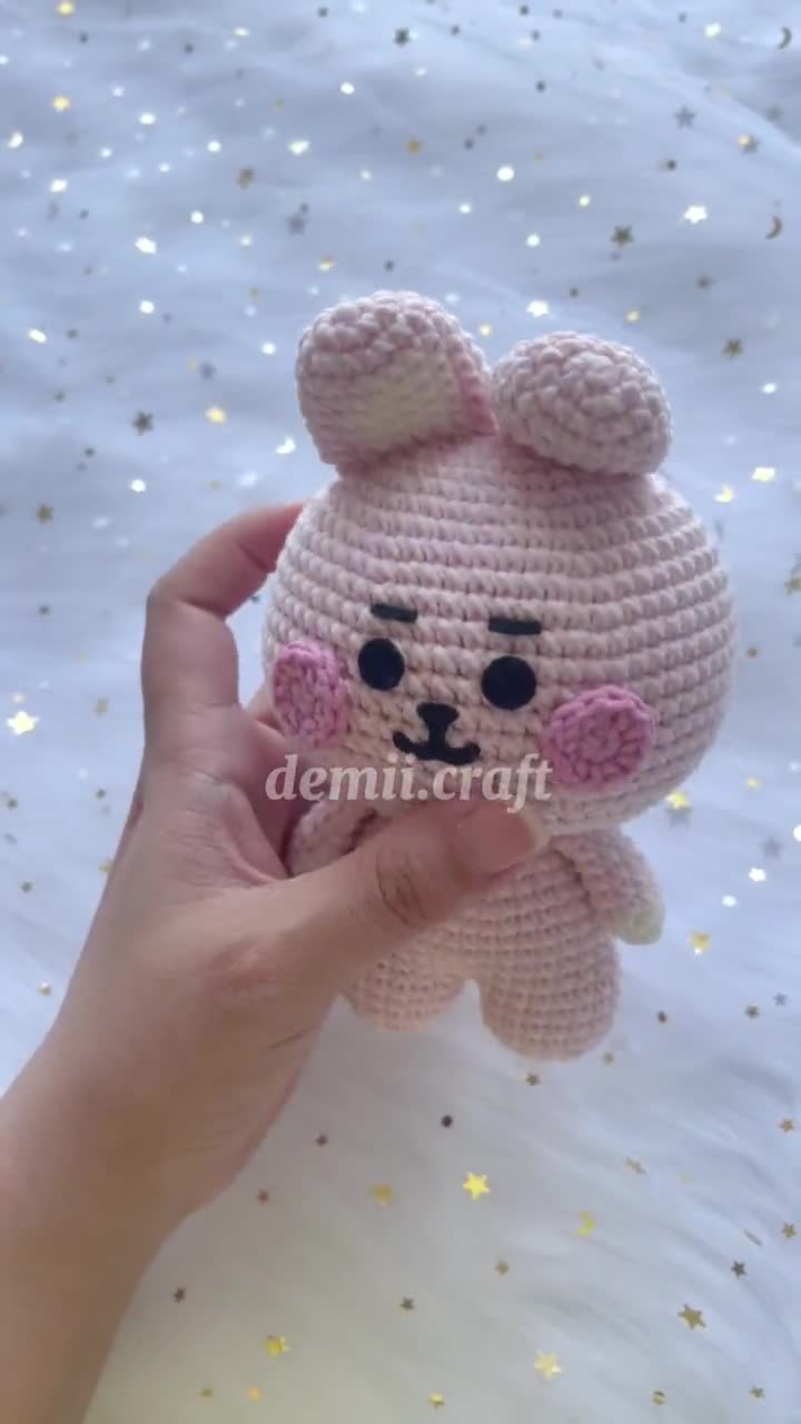 Crochet Kpop Doll Pink Bunny Coo.ky Amigurumi Pattern. PDF File. Instant  Download -  Australia