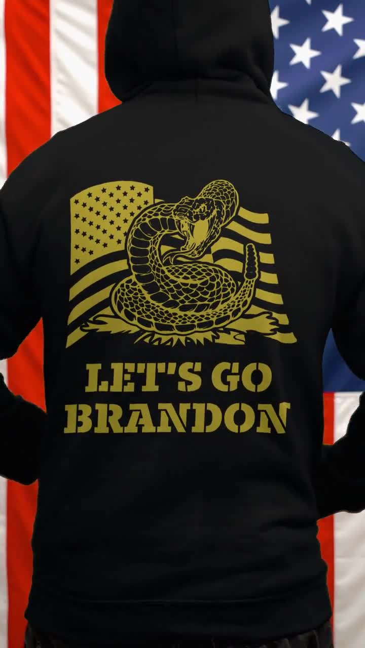 Let's buy Go Brandon Hoodie Let's Go Brandon T-Shirt, Gadsden Flag Hoodie Will Not Comply When Tyranny Becomes Law Rebellion Becomes Duty Hoodie