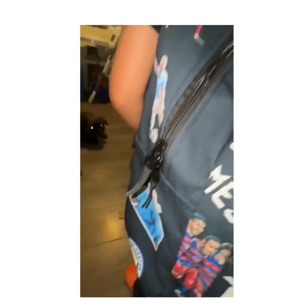Soccer Player Star Lionel Messi Luminous Multifunction Backpack Number