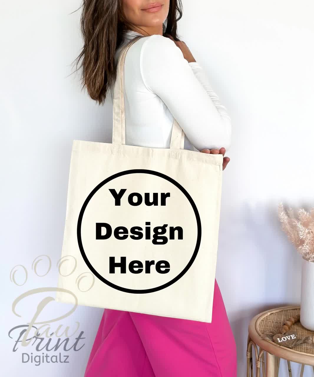 Customize Women Tote With Printed Logo Custom Your Pictures